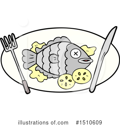 Royalty-Free (RF) Fish Clipart Illustration by lineartestpilot - Stock Sample #1510609