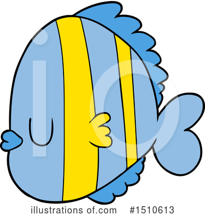 Royalty-Free (RF) Fish Clipart Illustration by lineartestpilot - Stock Sample #1510613