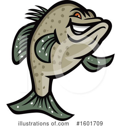 Royalty-Free (RF) Fish Clipart Illustration by patrimonio - Stock Sample #1601709
