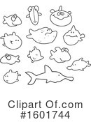Fish Clipart #1601744 by Johnny Sajem