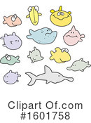 Fish Clipart #1601758 by Johnny Sajem