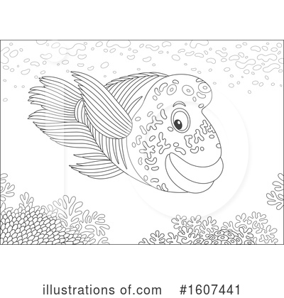 Royalty-Free (RF) Fish Clipart Illustration by Alex Bannykh - Stock Sample #1607441