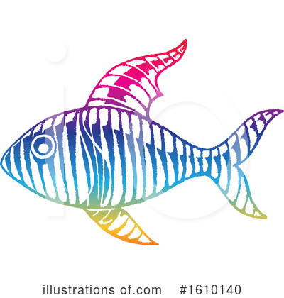 Royalty-Free (RF) Fish Clipart Illustration by cidepix - Stock Sample #1610140