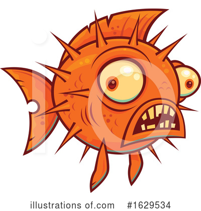 Royalty-Free (RF) Fish Clipart Illustration by John Schwegel - Stock Sample #1629534