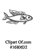 Fish Clipart #1680632 by patrimonio
