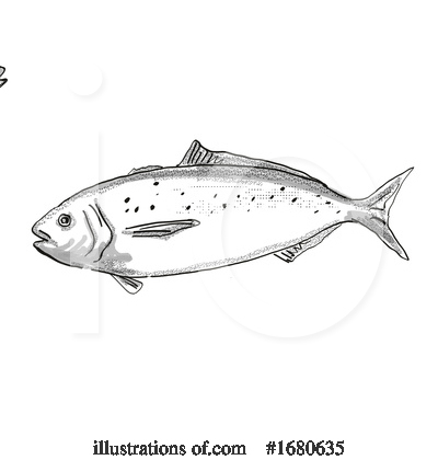 Royalty-Free (RF) Fish Clipart Illustration by patrimonio - Stock Sample #1680635