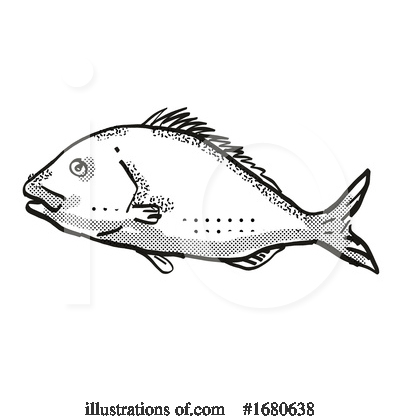 Royalty-Free (RF) Fish Clipart Illustration by patrimonio - Stock Sample #1680638
