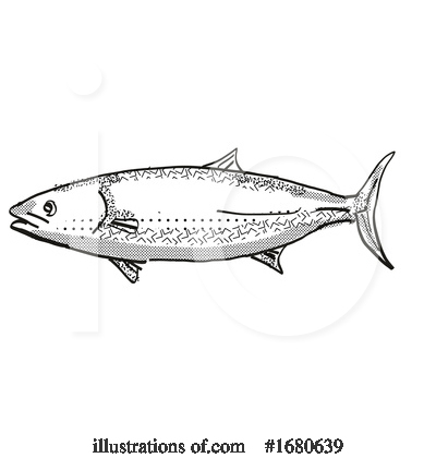 Kingfish Clipart #1680639 by patrimonio