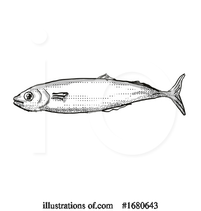 Royalty-Free (RF) Fish Clipart Illustration by patrimonio - Stock Sample #1680643