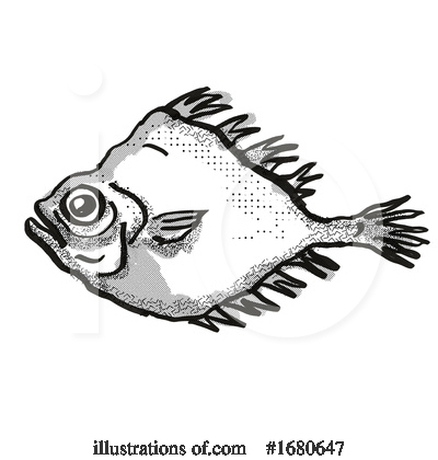 Royalty-Free (RF) Fish Clipart Illustration by patrimonio - Stock Sample #1680647