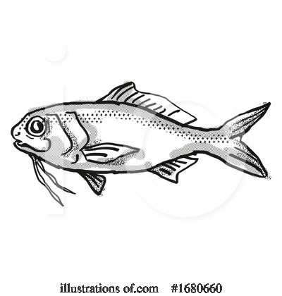 Royalty-Free (RF) Fish Clipart Illustration by patrimonio - Stock Sample #1680660