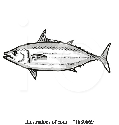 Royalty-Free (RF) Fish Clipart Illustration by patrimonio - Stock Sample #1680669