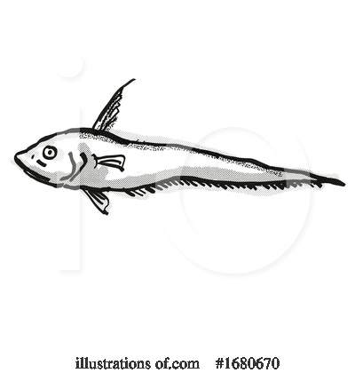 Royalty-Free (RF) Fish Clipart Illustration by patrimonio - Stock Sample #1680670