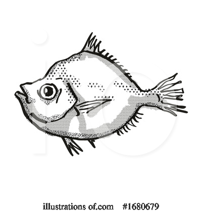 Royalty-Free (RF) Fish Clipart Illustration by patrimonio - Stock Sample #1680679