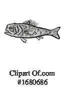 Fish Clipart #1680686 by patrimonio