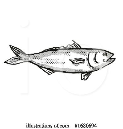 Royalty-Free (RF) Fish Clipart Illustration by patrimonio - Stock Sample #1680694
