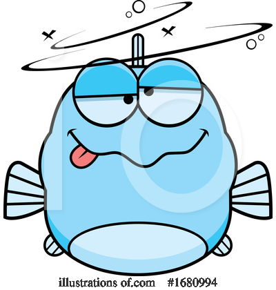 Blue Fish Clipart #1680994 by Cory Thoman