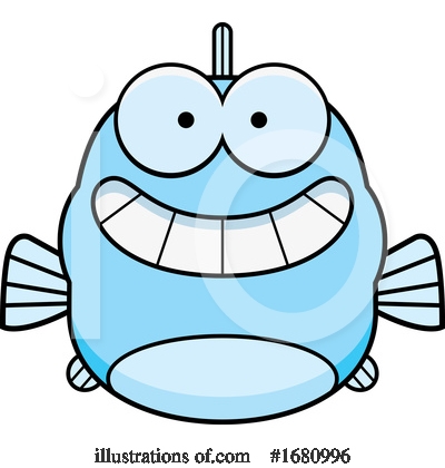 Blue Fish Clipart #1680996 by Cory Thoman