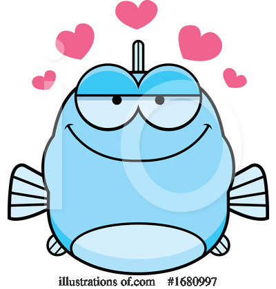 Blue Fish Clipart #1680997 by Cory Thoman