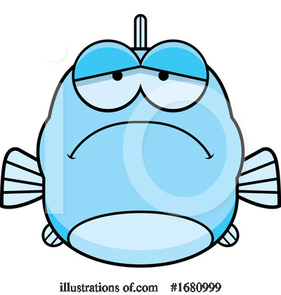 Blue Fish Clipart #1680999 by Cory Thoman