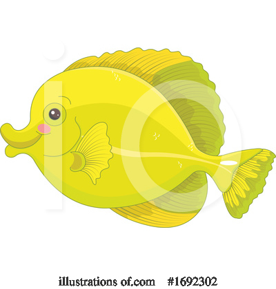 Royalty-Free (RF) Fish Clipart Illustration by Pushkin - Stock Sample #1692302