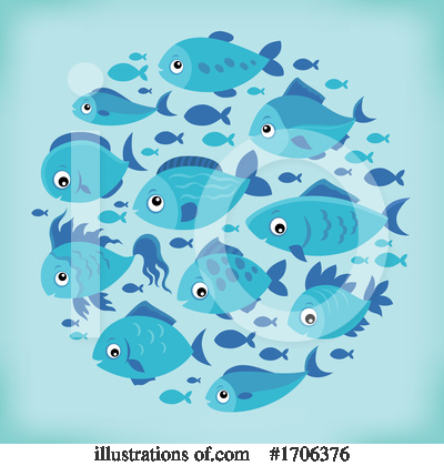 Royalty-Free (RF) Fish Clipart Illustration by visekart - Stock Sample #1706376