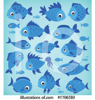 Royalty-Free (RF) Fish Clipart Illustration by visekart - Stock Sample #1706380