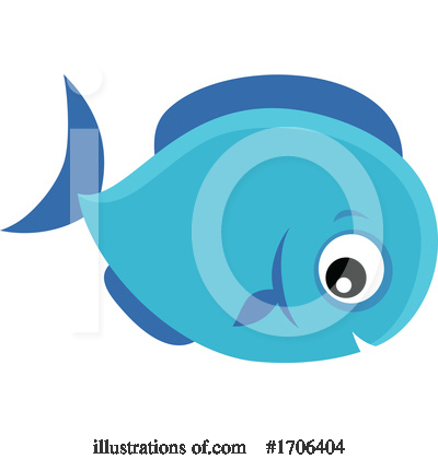 Royalty-Free (RF) Fish Clipart Illustration by visekart - Stock Sample #1706404