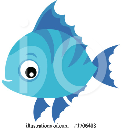 Royalty-Free (RF) Fish Clipart Illustration by visekart - Stock Sample #1706408