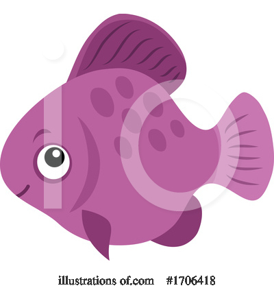 Royalty-Free (RF) Fish Clipart Illustration by visekart - Stock Sample #1706418