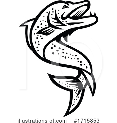Royalty-Free (RF) Fish Clipart Illustration by patrimonio - Stock Sample #1715853