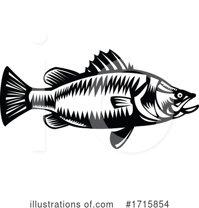 Royalty-Free (RF) Fish Clipart Illustration by patrimonio - Stock Sample #1715854