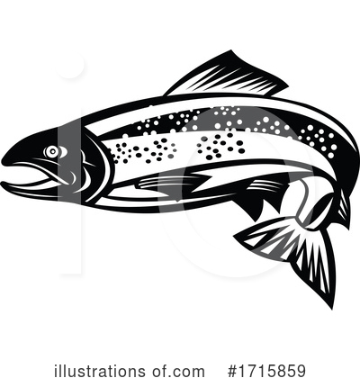 Royalty-Free (RF) Fish Clipart Illustration by patrimonio - Stock Sample #1715859