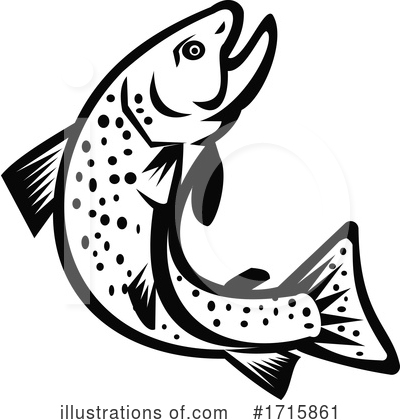 Royalty-Free (RF) Fish Clipart Illustration by patrimonio - Stock Sample #1715861