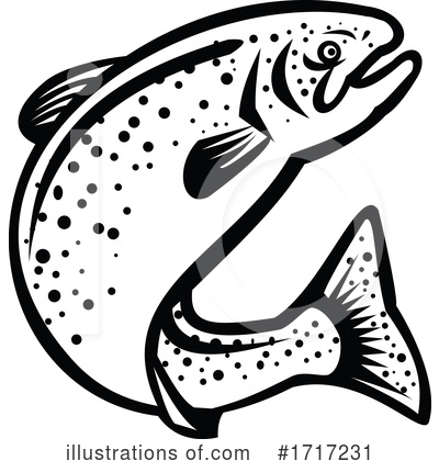 Royalty-Free (RF) Fish Clipart Illustration by patrimonio - Stock Sample #1717231