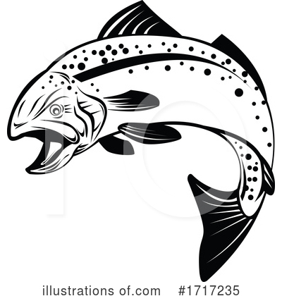 Royalty-Free (RF) Fish Clipart Illustration by patrimonio - Stock Sample #1717235