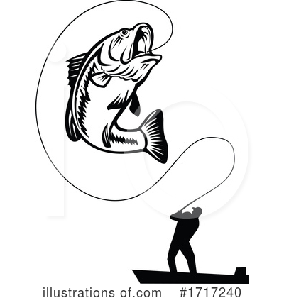 Royalty-Free (RF) Fish Clipart Illustration by patrimonio - Stock Sample #1717240