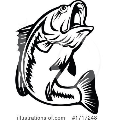 Royalty-Free (RF) Fish Clipart Illustration by patrimonio - Stock Sample #1717248