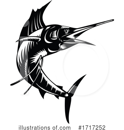 Royalty-Free (RF) Fish Clipart Illustration by patrimonio - Stock Sample #1717252