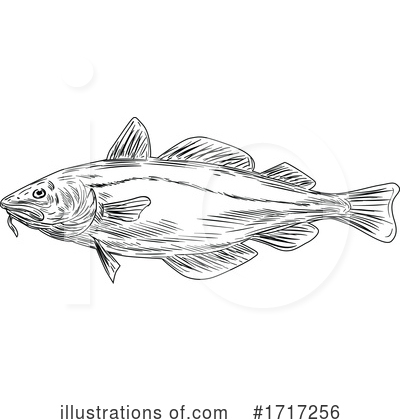 Royalty-Free (RF) Fish Clipart Illustration by patrimonio - Stock Sample #1717256