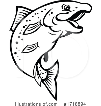 Royalty-Free (RF) Fish Clipart Illustration by patrimonio - Stock Sample #1718894