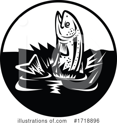 Royalty-Free (RF) Fish Clipart Illustration by patrimonio - Stock Sample #1718896