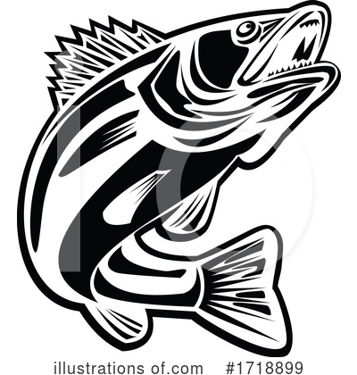 Royalty-Free (RF) Fish Clipart Illustration by patrimonio - Stock Sample #1718899