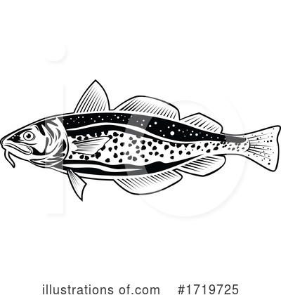 Royalty-Free (RF) Fish Clipart Illustration by patrimonio - Stock Sample #1719725