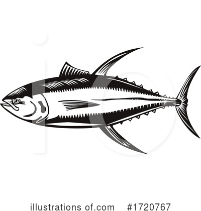 Royalty-Free (RF) Fish Clipart Illustration by patrimonio - Stock Sample #1720767