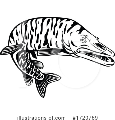 Royalty-Free (RF) Fish Clipart Illustration by patrimonio - Stock Sample #1720769