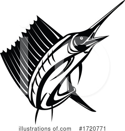 Royalty-Free (RF) Fish Clipart Illustration by patrimonio - Stock Sample #1720771