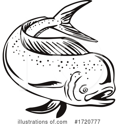 Royalty-Free (RF) Fish Clipart Illustration by patrimonio - Stock Sample #1720777