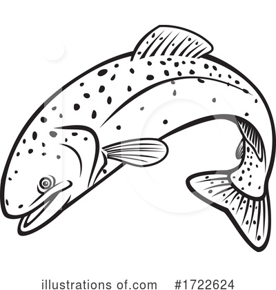Royalty-Free (RF) Fish Clipart Illustration by patrimonio - Stock Sample #1722624