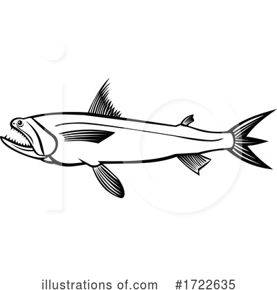 Royalty-Free (RF) Fish Clipart Illustration by patrimonio - Stock Sample #1722635